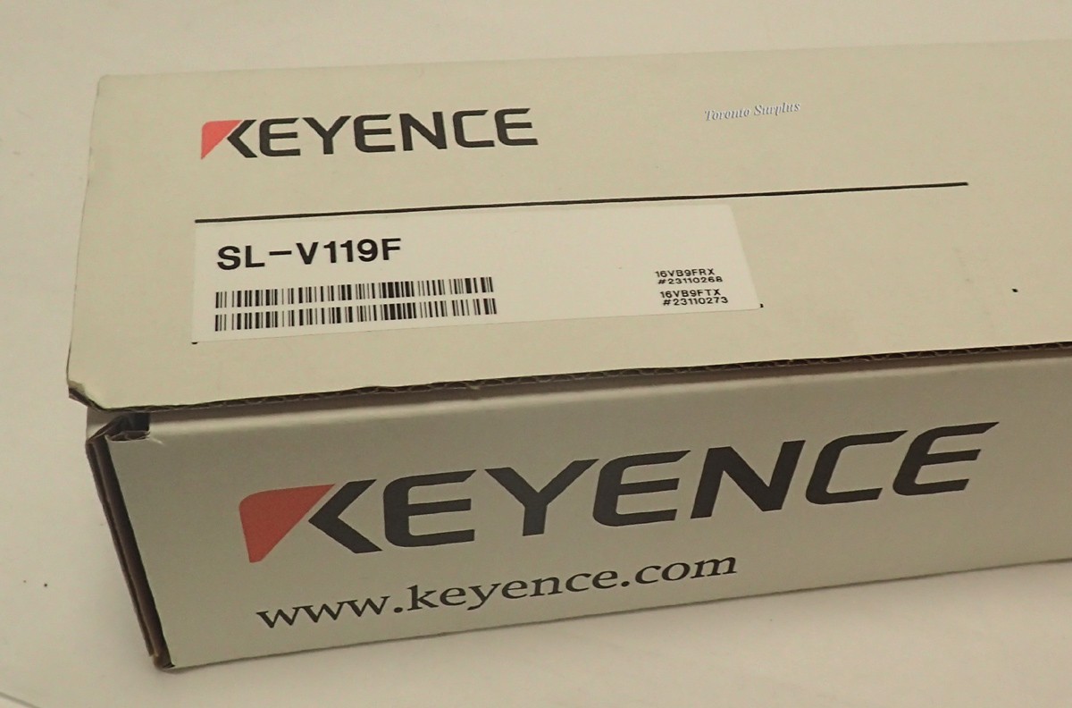 Keyence SL-V119F T Safety Light Curtain, Transmitter & Receiver