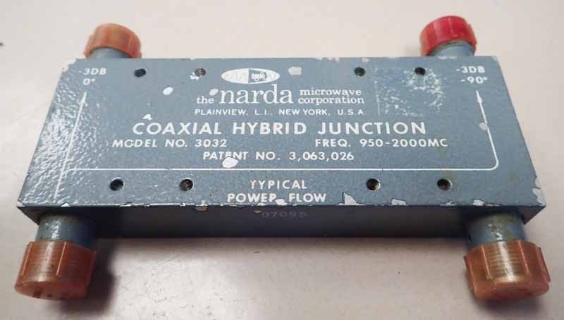 Narda 3032 Coaxial 90 Degree Hybrid Junction