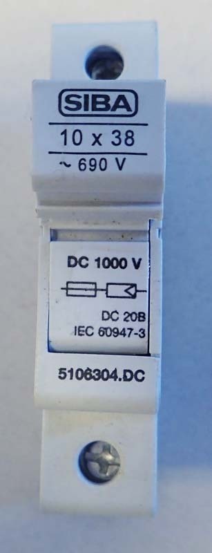 Siba 5106304 / 51 063 04 Semi Conductor Protection Fuse-holder 