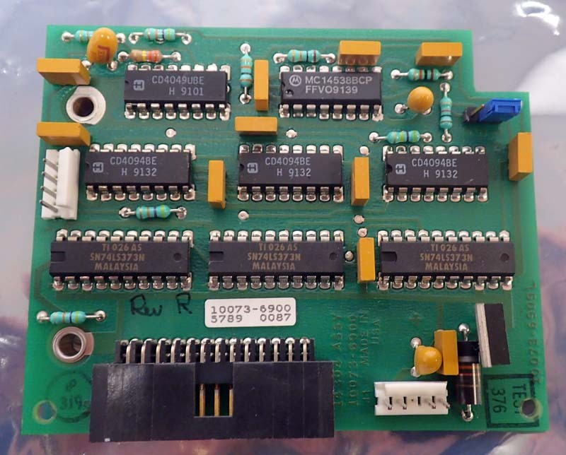 Harris A24 Interface PWB 10073-6900 Rev R Circuit Board Assy