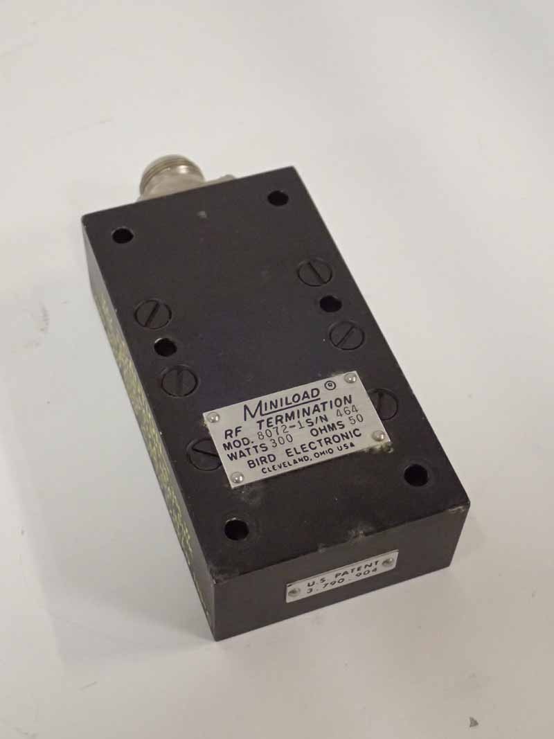 Bird 8072-1 Miniload - RF Coaxial Resistor / Dummy Load / Termination Unit 