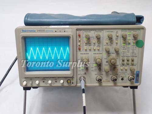 Tektronix 2465B 400 MHz  Oscilloscope, 4 Channel Analog, with OPT 05/09/10