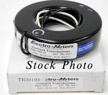 Metro-Meters 7RL-501-1 / 7RL5011 Current Transformer 50-400Hz, Ratio 500:1A - BRAND NEW / NOS