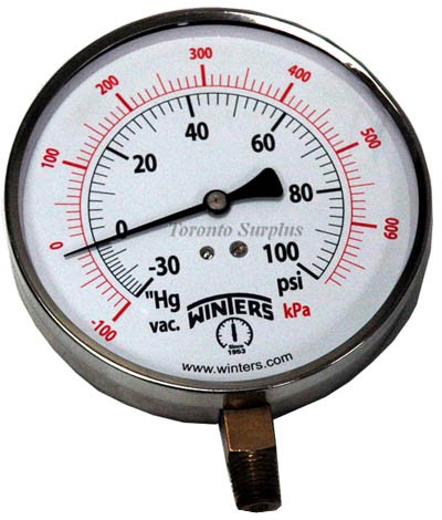 Winters Q328 Pressure Gauge BNIB / NOS