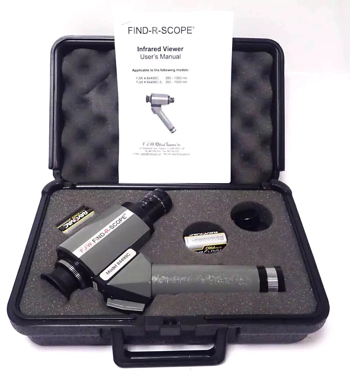 FJW OPTICAL 84499C FIND-R-SCOPE INFRARED VIEWER 
