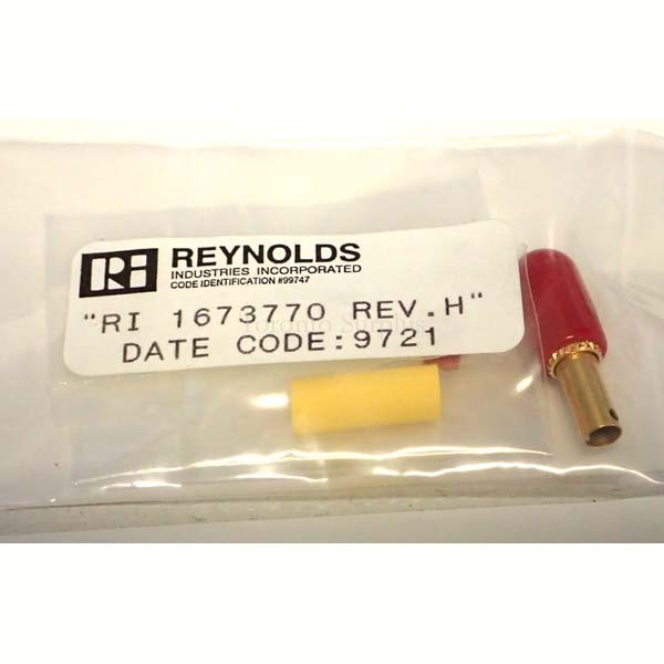 Teledyne Reynolds Industries RI 1673770 / 167-3770 Rev H 600 Series Plug Kit, Shielded, Knurled Coupling