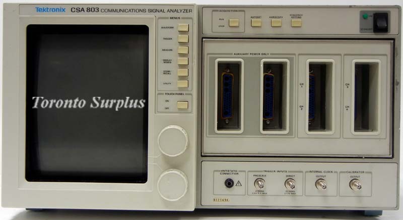Tektronix CSA803 Communications Signal Analyzer with Opt 1C, 1R, 2D & 4D