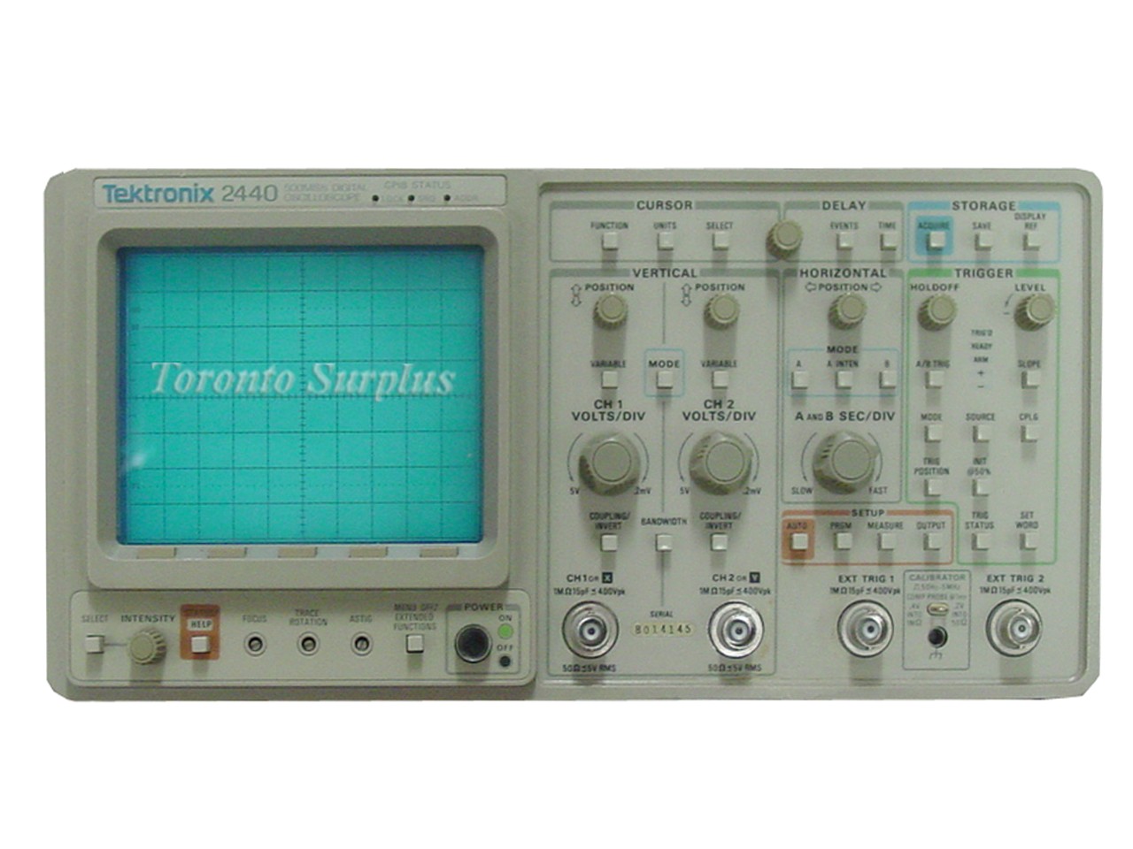  Tektronix 2440 - 300 MHz Oscilloscope, Dual Trace Digital Storage Option 11 (In Stock) z1 (Default) 