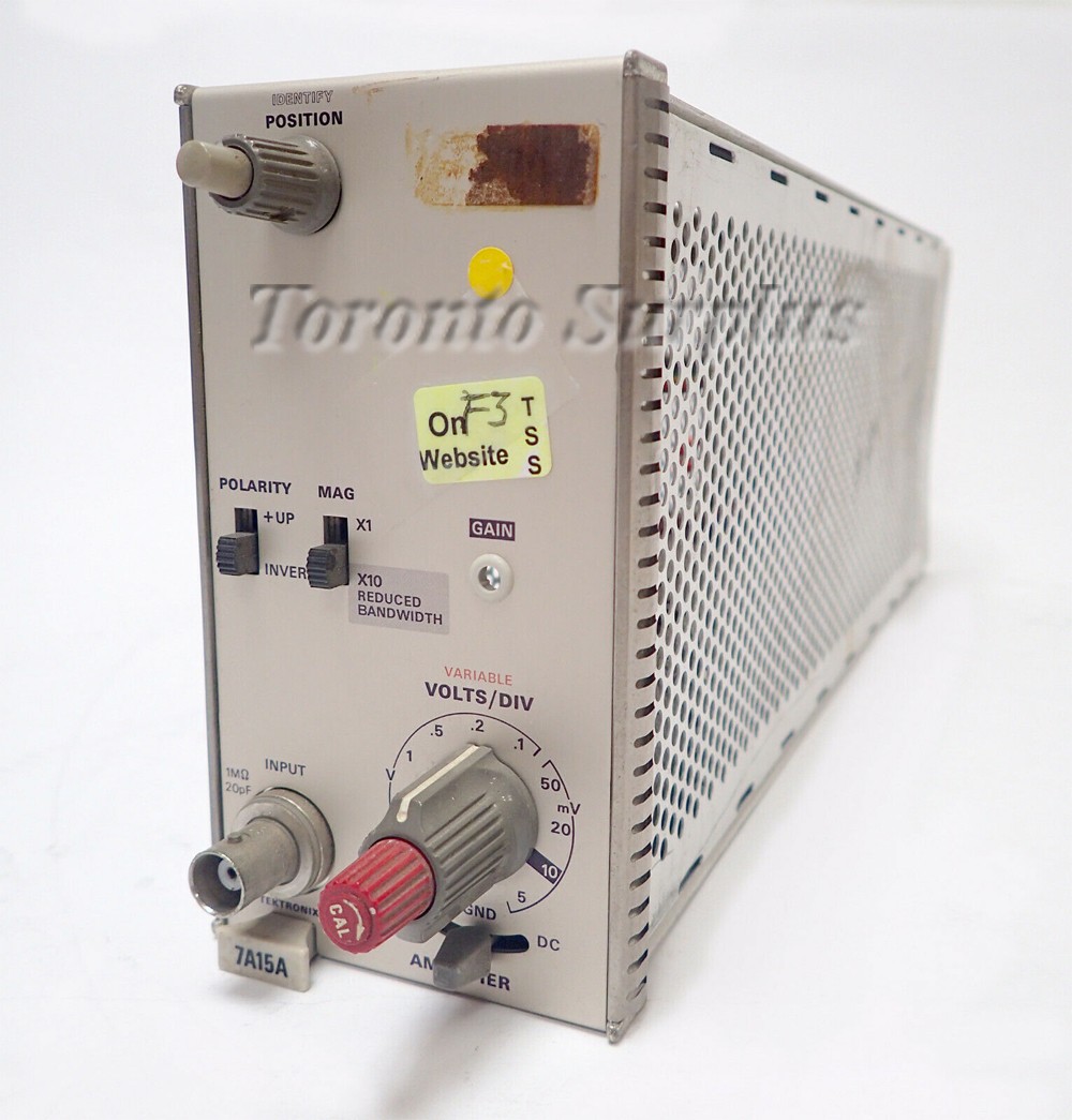 Tektronix 7A15A Single Trace Amplifier Plug-in AS-IS