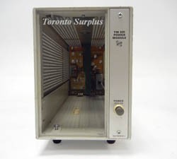 Tektronix TM501 Power Module Mainframe / TM500 Series 1 Plug-In Slot (single-width) for 500 Series Plug-In