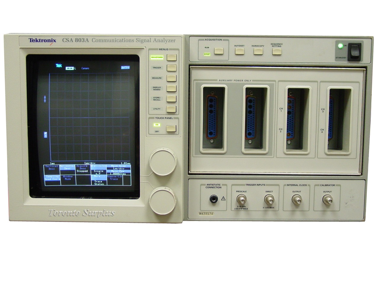Tektronix CSA803A Communications Signal Analyzer with Opt 1C, 1R, 2D & 4D