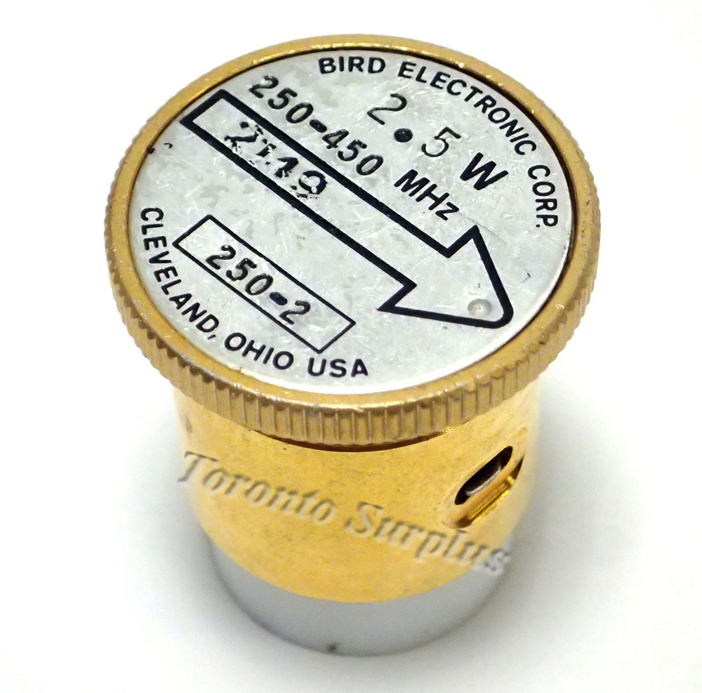 2.5 W, 250-450 MHz - Bird Electronic Corp. 250-2 Element / Slug