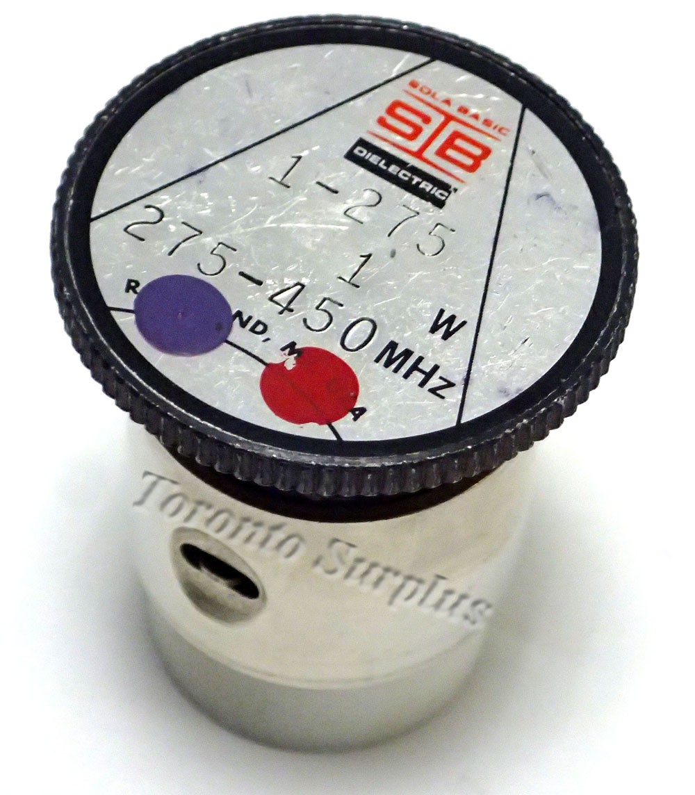 1 W, 275-450 MHz - Sola Basic Dielectric 1-275 Element / Slug