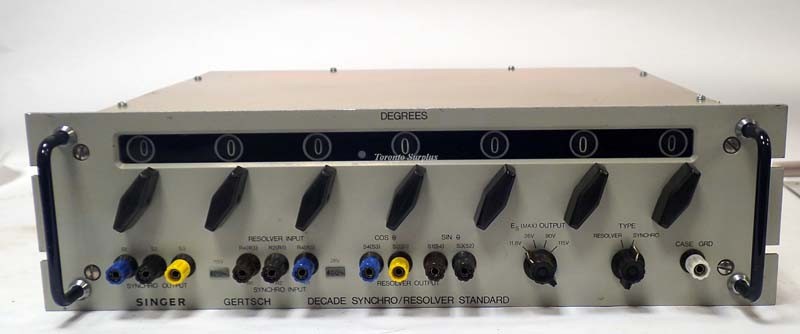 Ailtech / Singer / Gertsch DSRS-5DR Decade Synchro / Resolver Standard