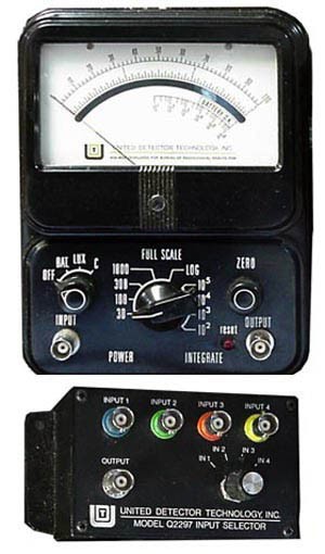 United Detector Technology UDT-40A MSB and Q2297 Input Selector 