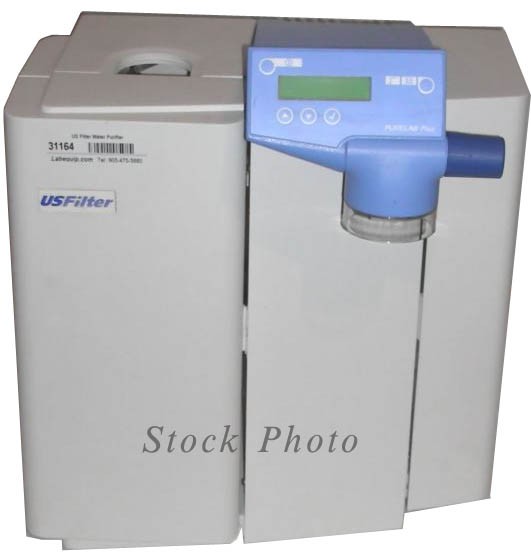 Elga Labwater PL5114 Purelab Plus UV/UF Reverse Osmosis Water Purifier with PLC5000 High Purity Water Cartridge