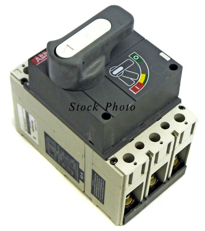 ABB SACE S3 S3N 3-Pole Circuit Breaker with extension Rod 600 VAC 20A