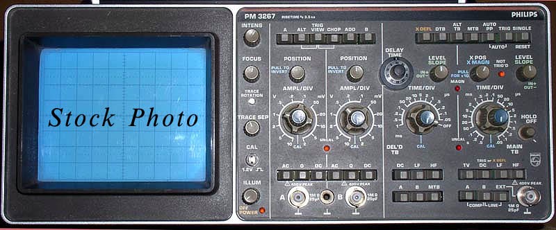 Philips PM 3267 / PM3267 Oscilloscope 2 Channel 100MHz