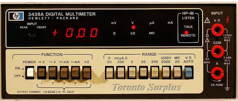 HP 3438A / Agilent 3438A Digital Multimeter