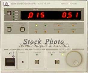 a 60V, 10A HP 6038A / Agilent 6038A DC System Power Supply, Autoranging GPIB 0-60 V, 0-10 Amp, 200 Watt