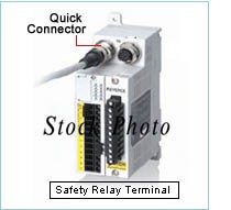 Keyence SL-T11R / SLT11R Type4 Quick Connect Safety Relay Terminal for SL-V