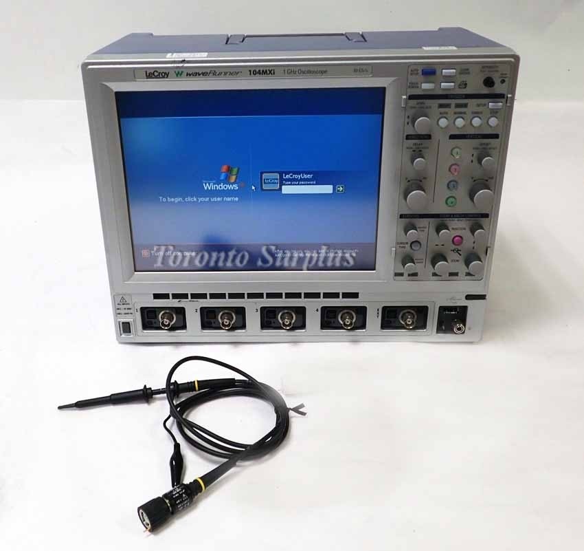 LeCroy 104MXi WaveRunner 1GHz Oscilloscope w/ LeCroy PP007-WR