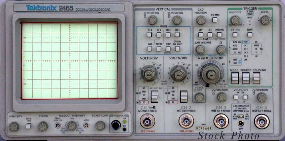 Tektronix Tek 2465 Oscilloscope 300 Mhz 4 Channel