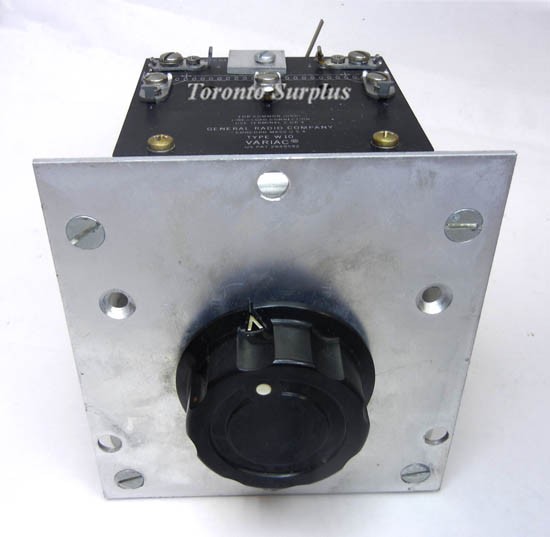 General Radio W10 Open Type Variac 10A 115V 1.5KVA