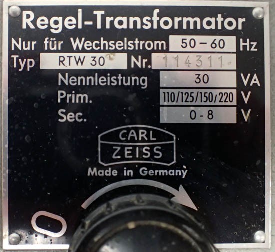 Carl Zeiss Jena Laboval 9