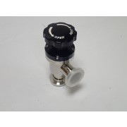 Stainless Steel, Bellows Sealed Angle Valve, Manual, Viton Bonnet & Seat Seals, NW 25 Flanges SAVB-25NM