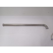  MBraun KF 40 Compatible Pipe With Elbow Helium Leak 1x10^-6 75cm Long 