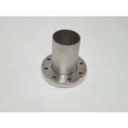 304 Stainless Steel Half Nipple on 114mm (4 1/2'') OD Tube F114HN CF63 Compatible F114HN