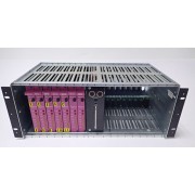 Telenetics RM16M 19/23 Model 27 Chassis With 7x Telenetics 9612 Cards & Power Supply Module