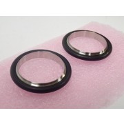 NW40 Stainless Steel Centering With Viton O-Ring Lot of 2 NW40SRV