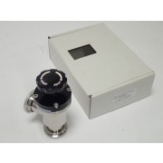 Stainless Steel, Bellows Sealed Angle Valve, Manual, Viton & Seat Seals NW40 Flange SAVB-40NM New Open Box