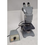  American Optical Corporation Fifty 60-215 Binocular Microscope with 3,5 0.12 Objective and Power Supply