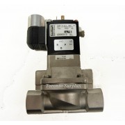 Burkert 0282 A 3/4 NBR SS, NPT 1/2 PMAX230PSI Servo-Assisted Solenoid Valve with Isolated Pilo