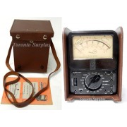 Bach-Simpson / Simpson 635 HV General Purpose High Voltage Multimeter with Case & Manual 0-6000 VAC, 0-6000 VDC, 1-20,000 Ohms - SEE DESCRIPTION