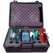 Summit Technology / PowerSight PS4000 / PS 4000 / PK434 Power Quality Analyzer Complete System Kit with four 3000 amp flexible current probes. CAT III Safety. RS 232 Serial Communications