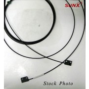 Sunx FT-WZ8 / FTWZ8 Front Sensing Thrubeam Fiber Optic Cable Flat with Compact Rectangular Head, 2M Free-cut, R1MMM Free-cut BNIB / NOS