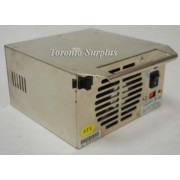 am  Sunpower RAS-2600 AC-DC Enclosed Power Supply, Input 115VAC, 8A / 230VAC, 4A. Output 3.3VDC, 20A / 12VDC, 15A. 300W Max.