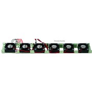 Adda AD0412HB-D50 DC Brushless 6 Fan 12V DC, 0.12A Assembly