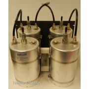 Sinclair Technologies YA3-03193-01R1 UHF 4 Cavity (7''x10.75'') Duplexer,  Rack Mount, Adjustable Frequency,  Set to Frequencies:  TX5: 422.8500, TX2: 422.3750, TX7: 422.5750, TX4: 421.9625 MHz