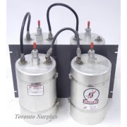 Sinclair Technologies, C3037-2, C3037 Series UHF 4 Cavity (7''x10.75'') Duplexer, Exp multicoupler, C Series, pass-reject, 7" cans, Frequency Range 415-430 MHz