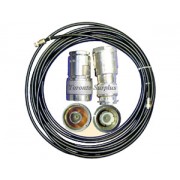 RG-213/U RG213/Uwith N & TNC Connectors (both male) 50 feet