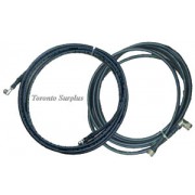 RG-213/U RG213 MIL SPEC - 2 x Coaxial Cables N-N & TNC-TNC approx. 15' each