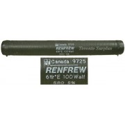 Resistor Wirewound, Renfrew / IRC  6-1/2E 5R0 5ohm, 100W Fixed