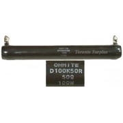 Resistor Wirewound, Ohmite D100K50R 50ohm, 100W Adjustable (No Slider)