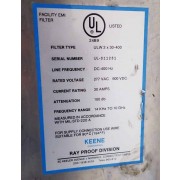 Keene Corp. Ray Proof EMI/EMC Shielded Room Filter ULW 2 x 30-400 