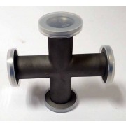 NW25C4 4-WAY Cross Stainless Steel NW25 (KF25) O.D. 1.57" /40MM